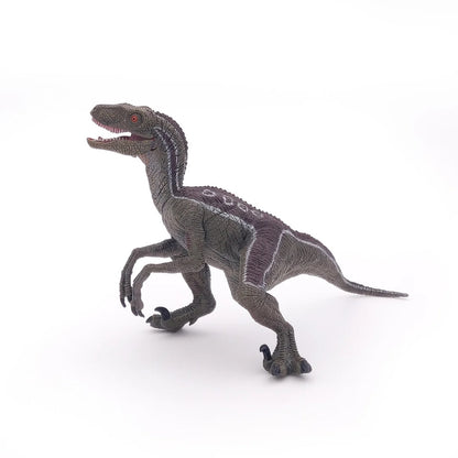 Papo France Hand Painted Realistic Velociraptor Figurine Toy