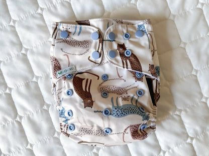 Seedling Family Cloth Diaper Pocket Style – Stay Dry Effect – Natural Bamboo