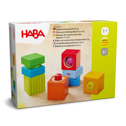 HABA Fun with Sounds Wooden Discovery Blocks