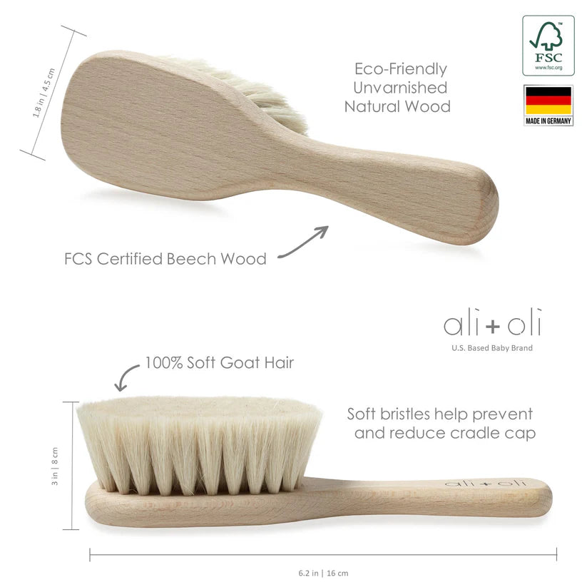 Ali+Oli Newborn Hairbrush (Made in Germany)