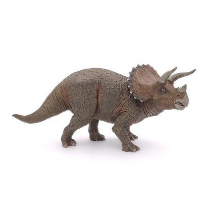 Papo France Hand Painted Realistic Triceratops Figurine Toy