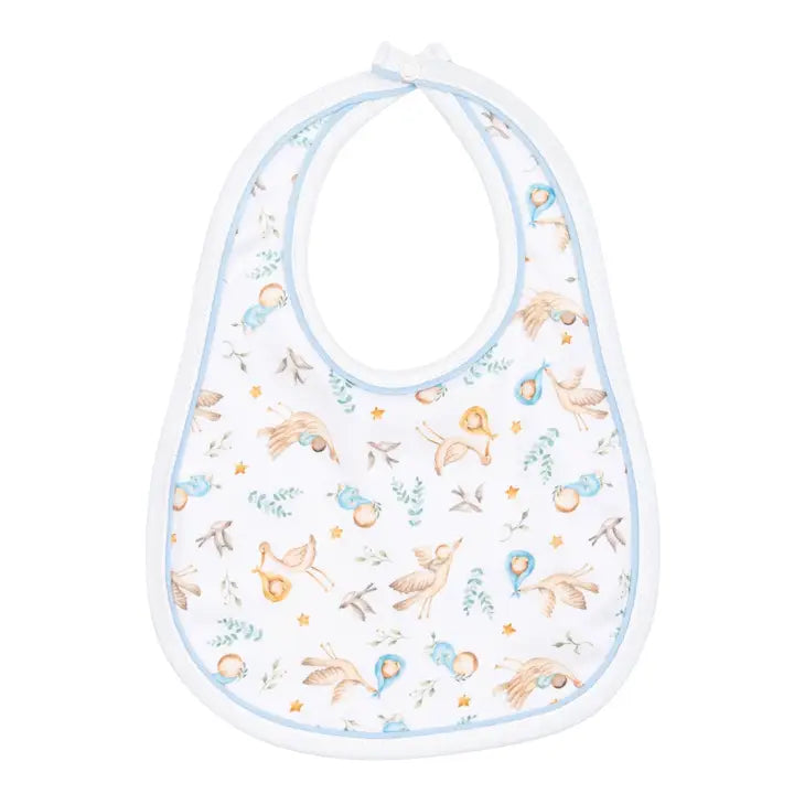 Magnolia Baby Cherished Arrivals Bib - Blue By Luna and Arlo