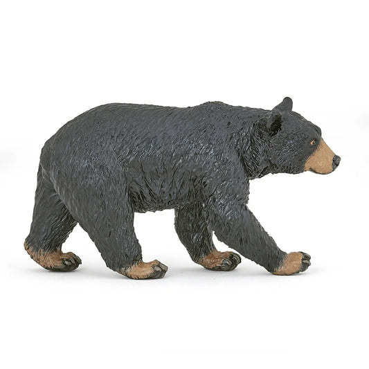 Papo France Hand Painted Realistic American Black Bear Figurine Toy