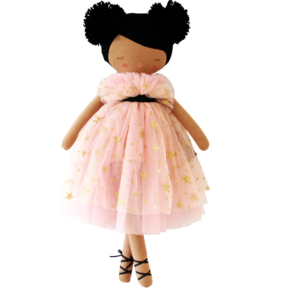 Alimrose Halle Ballerina Doll (Light Brown & Ebony)