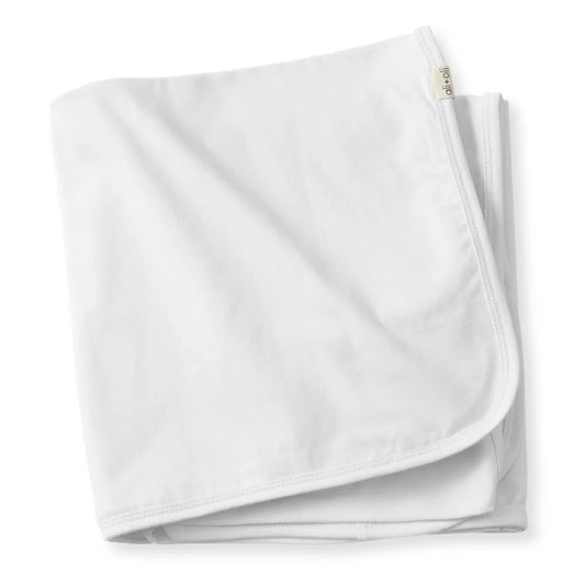 Ali+Oli Receiving Organic Cotton Swaddle Baby Blanket (White)