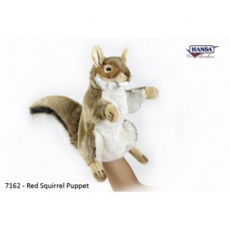 Hansa Creation Realistic Plush Animal Puppet Squirrel 13.7”L