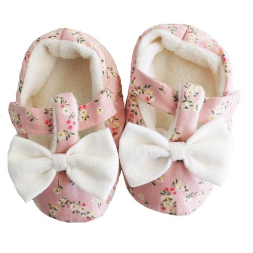 Alimrose Bow Booties Posy Heart