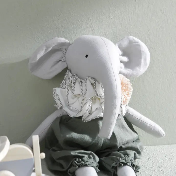 2 Stories Elephant Elly Toy Rag Doll