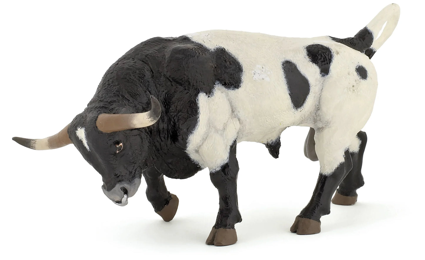 Papo France Hand Painted Realistic Texan Bull Figurine Toy