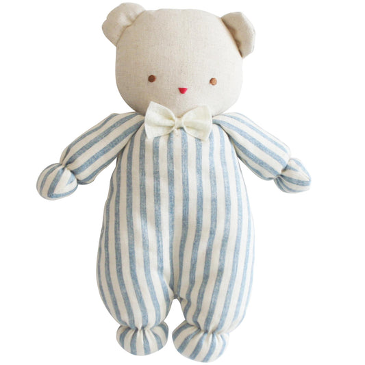 Alimrose Baby Ted Chambray Stripe