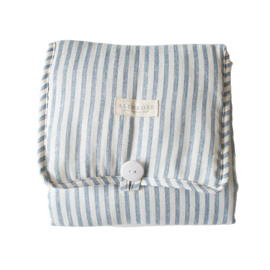 Alimrose Little Traveller Change Mat Chambray Stripe