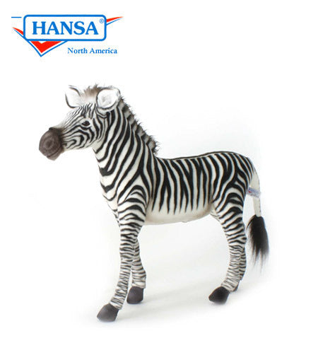 Hansa Creation Large Grevy's Zebra Stuffed Animal, 26"