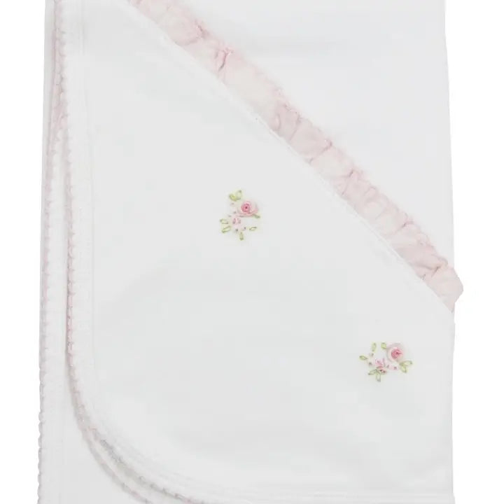 Baby Threads Flower Bouquets Girl Pima Cotton Baby Blanket