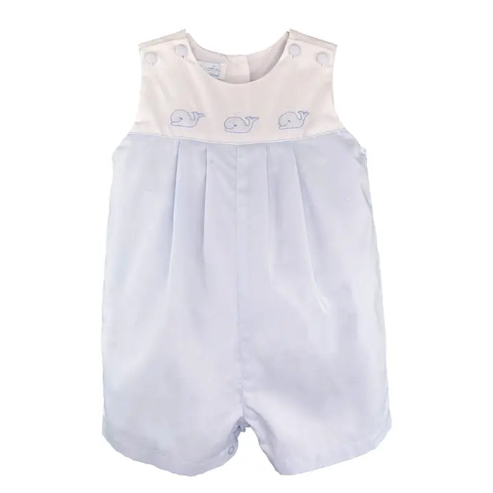 Petit Ami & Zubels Whale Shadow Stitched Sunsuit