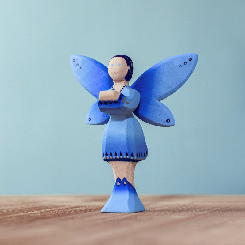 Bumbu Toys Handcrafted Wooden Water Fairy Figurine