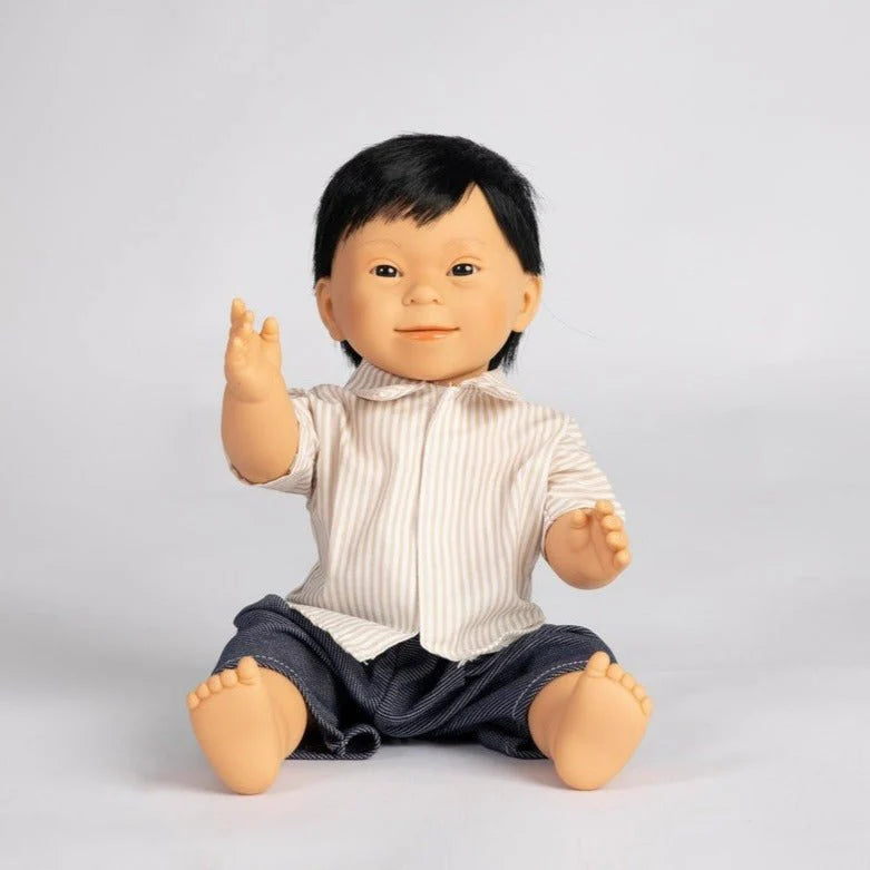 Tyber Baby Doll Boy with Down Syndrome - Asian