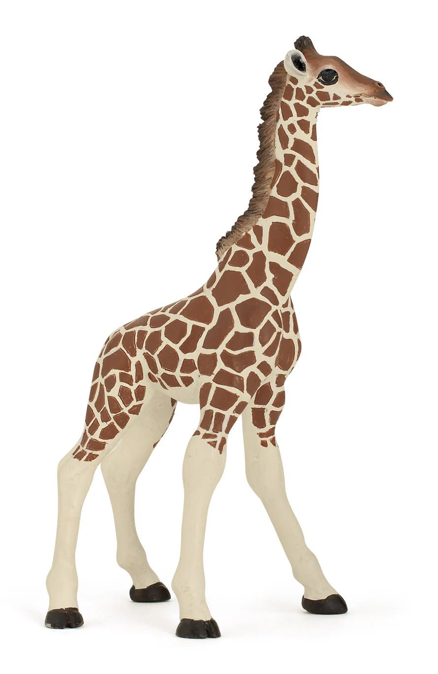 Papo France Hand Painted Realistic Giraffe Calf Figurine Toy