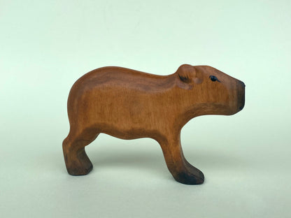 Green Taiga Toys Handmade Wooden Capybara