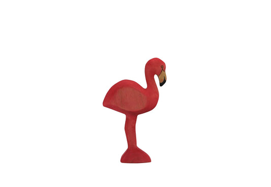 HOLZWALD Handmade Wooden Flamingo