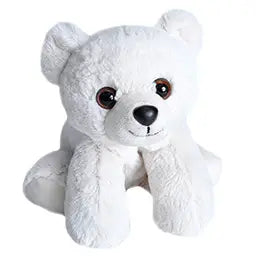 Wild Republic Hug'ems-Mini Polar Bear Baby Stuffed Animal 7"