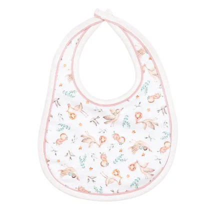 Magnolia Baby Cherished Arrivals Bib - Dusty Rose By Luna and Arlo