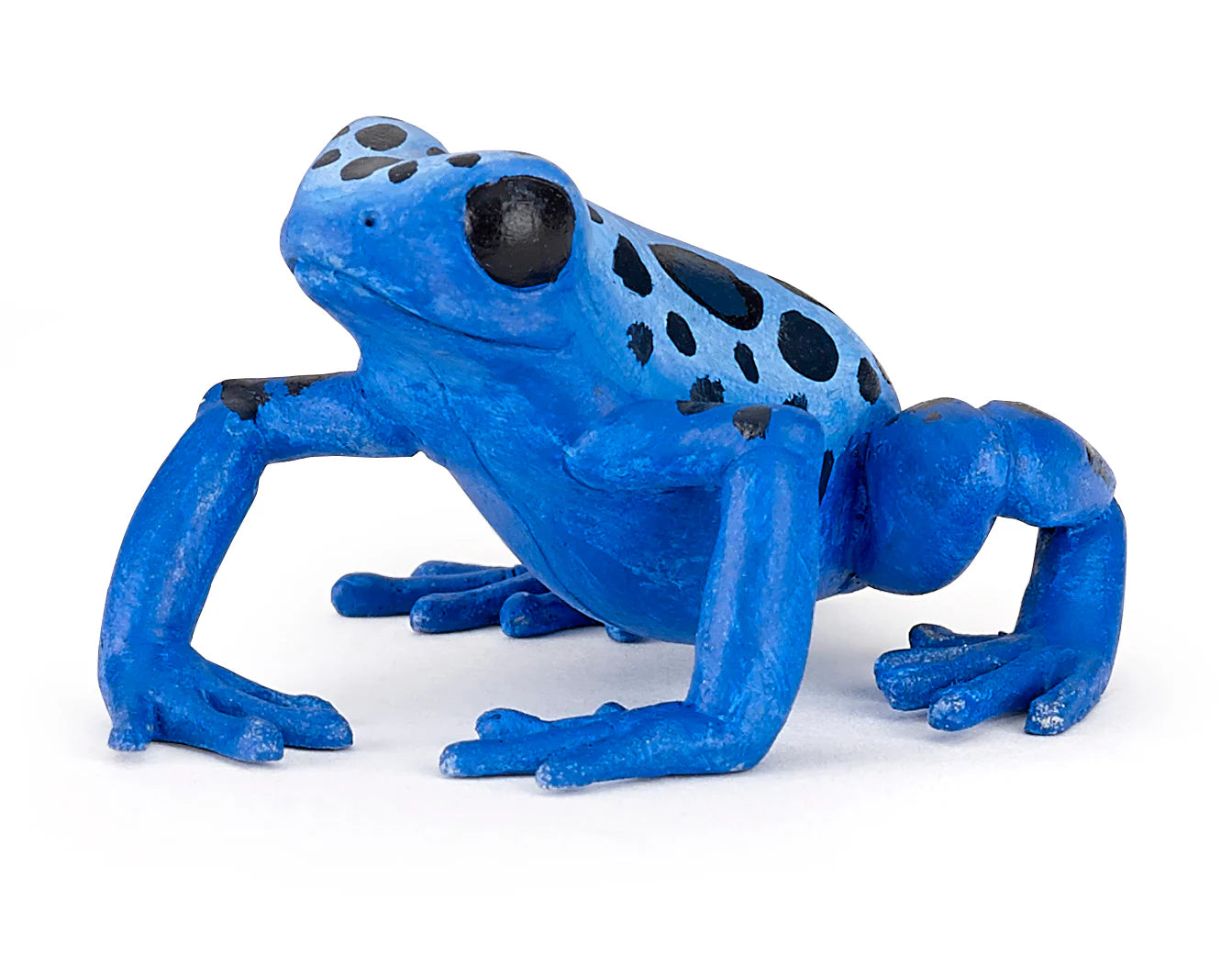 Papo France Hand Painted Realistic Equatorial Blue Frog Figurine Toy