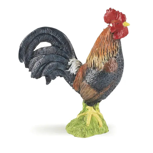 Papo France Hand Painted Realistic Gallic Rooster Figurine Toy