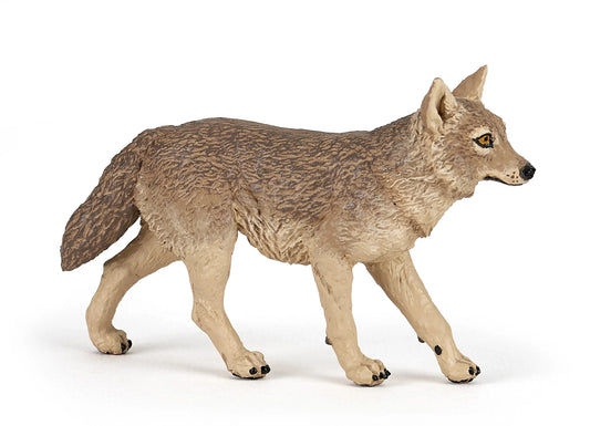 Papo France Hand Painted Realistic Jackal Figurine Toy