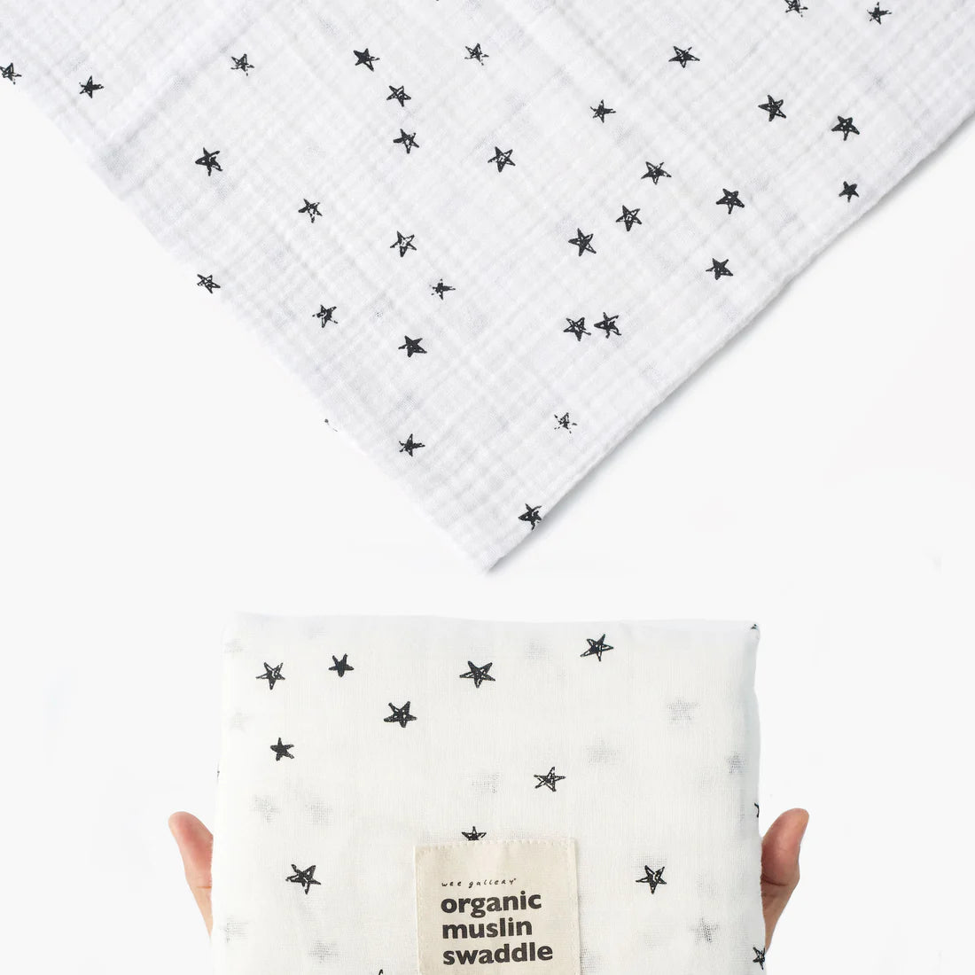 Wee Gallery Organic Muslin Swaddle - Stars