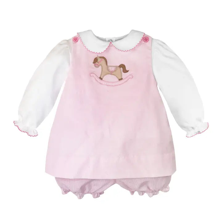 Petit Ami & Zubels Rocking Horse Applique Jumper