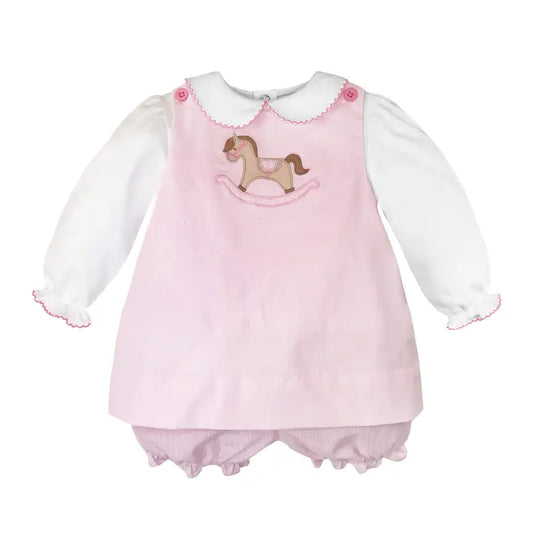 Petit Ami & Zubels Rocking Horse Applique Jumper