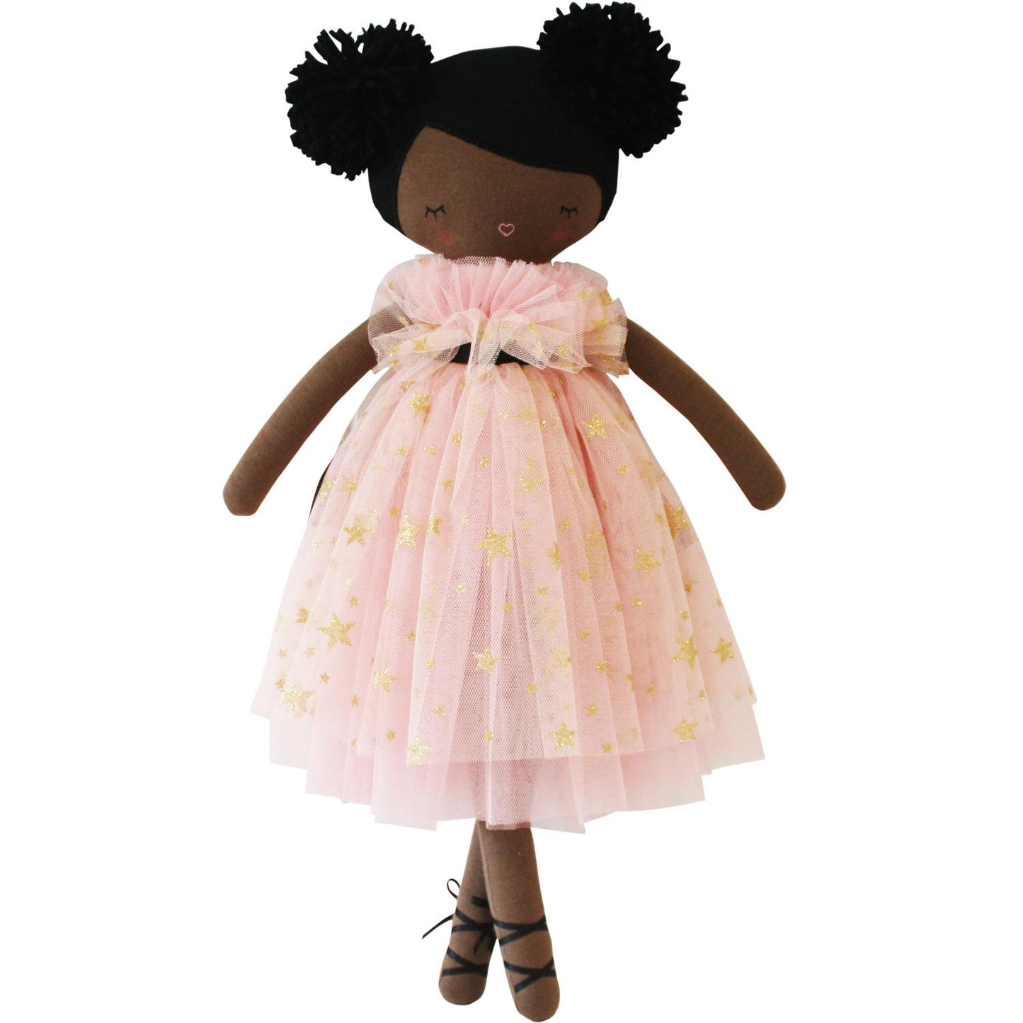 Alimrose Halle Ballerina Doll (Darker Brown & Ebony)