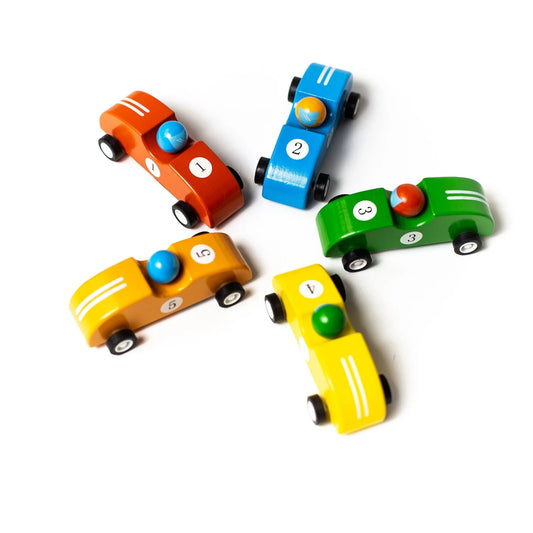 Jack Rabbit Creations Pull Back Race Cars Set of 5