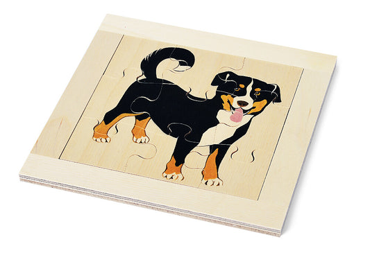 Atelier Fischer Wooden 9-Piece Puzzle, Dog