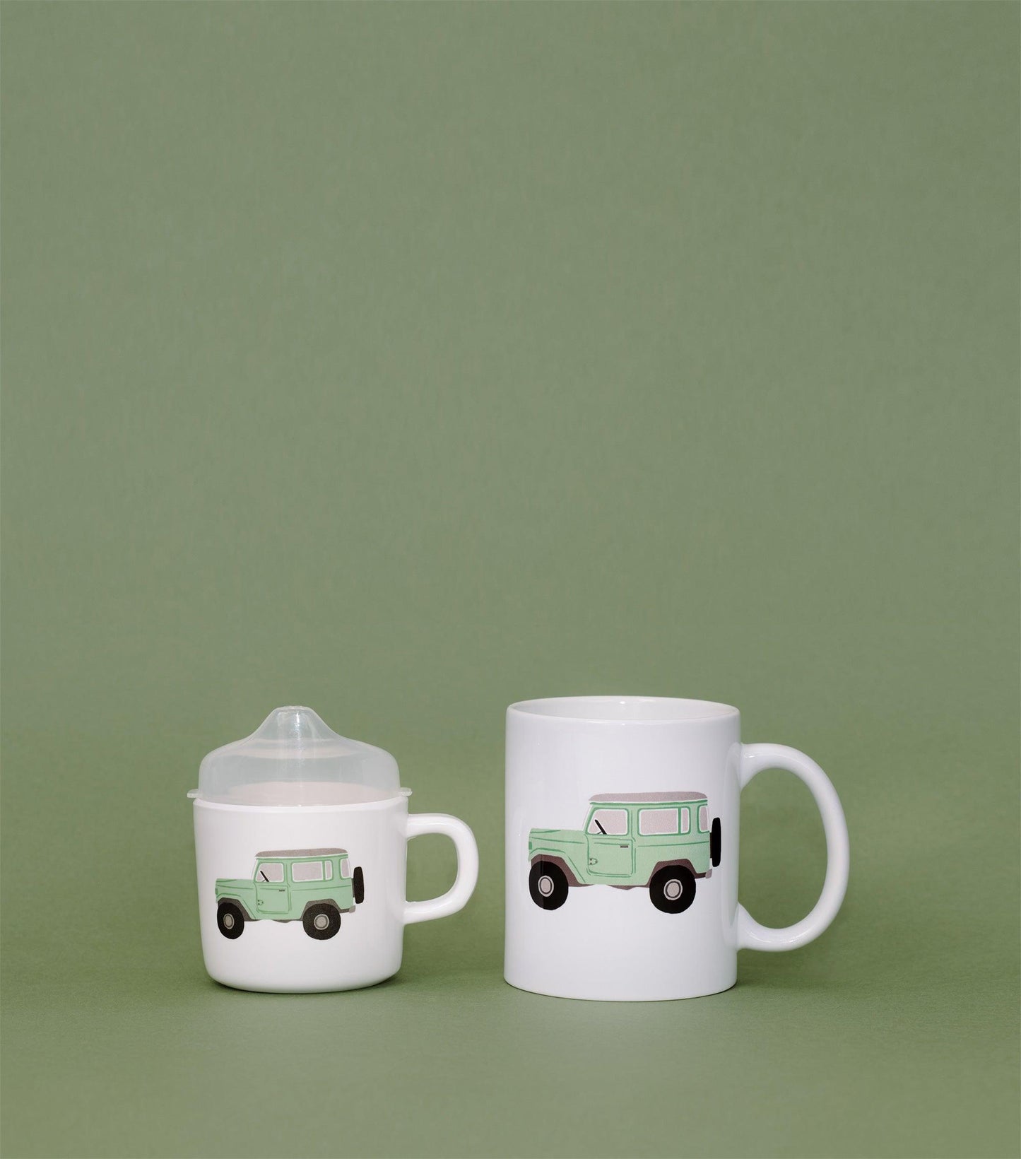 Helmsie Vintage Truck Two of a Kind Cup Set