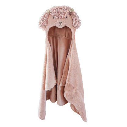 Mon Ami Designs Paris Poodle Hooded Blanket