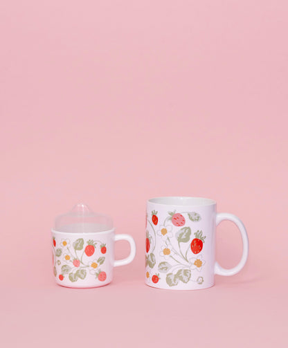 Helmsie Strawberry Mama & Me Cup Set