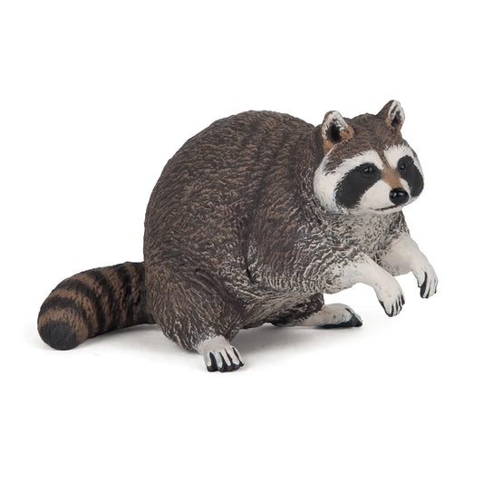 Papo France Hand Painted Realistic Raccoon Figurine Toy