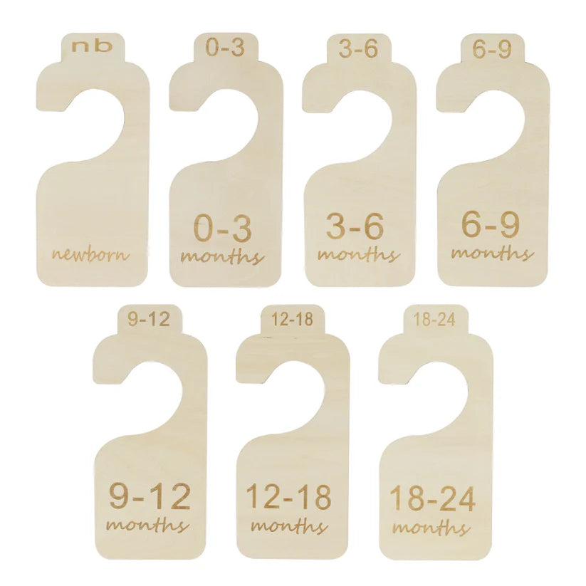 Ali+Oli Baby Closet Size Dividers and Organizer – Newborn to 24 Months