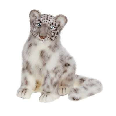 Hansa Creation Snow Leopard Cub Sitting Stuffed Animal, 17''L