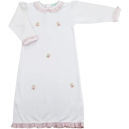 Baby Threads Flower Bouquets Baby Girl Pima Cotton Daygown