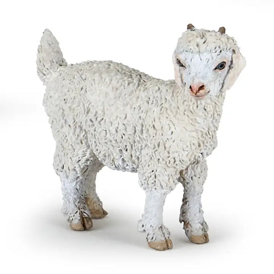 Papo France Hand Painted Realistic Young Angora Goat Figurine Toy