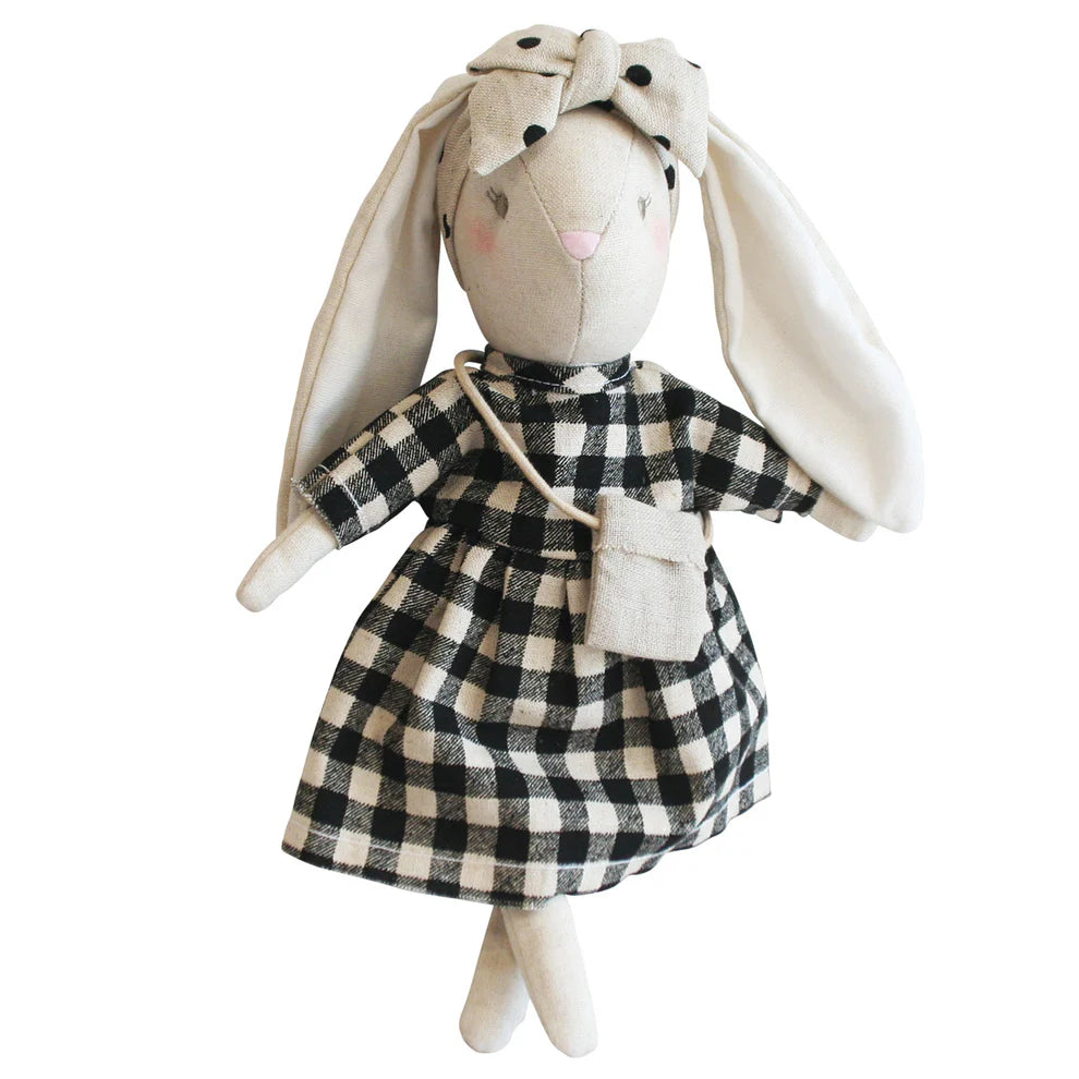 Alimrose Mini Sofia Bunny Black Check