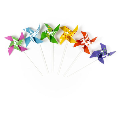 Jack Rabbit Creations Big Wheel Pinwheels - Set of 6