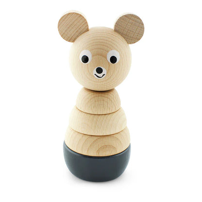 Miva Vacov Wooden Bear Stacking Puzzle - Bernard ✨ Available for Engraving!