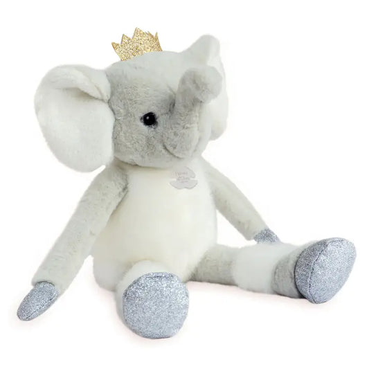 Doudou Et Compagnie Glitter Elfy Elephant Plush