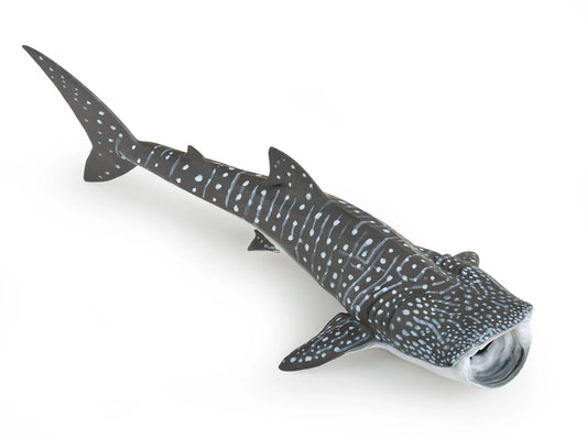 Papo France Hand Painted Realistic Whale Shark Figurine Toy