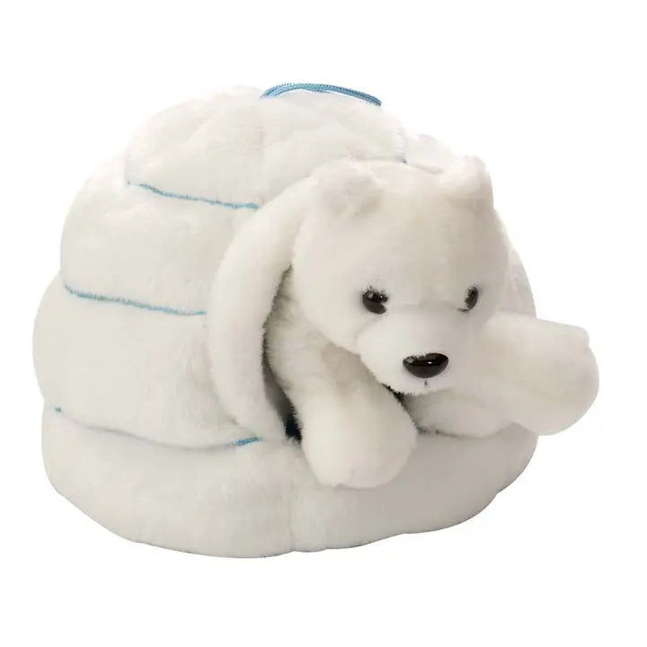 Wild Republic Polar Bear in an Igloo Stuffed Animal