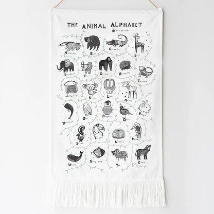 Wee Gallery Animal Alphabet Tapestry