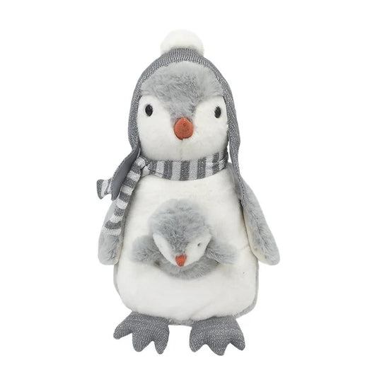 Mon Ami Designs Pebble the Penguin & Baby Plush Toy